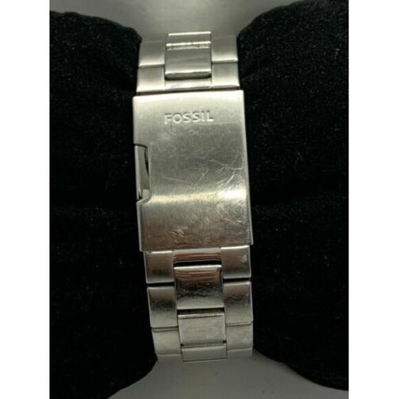 Fossil AM4369 Men's Watch Blue Dial Stainless Steel Silver 40mm Case Quartz D725 - Picture 4 of 9